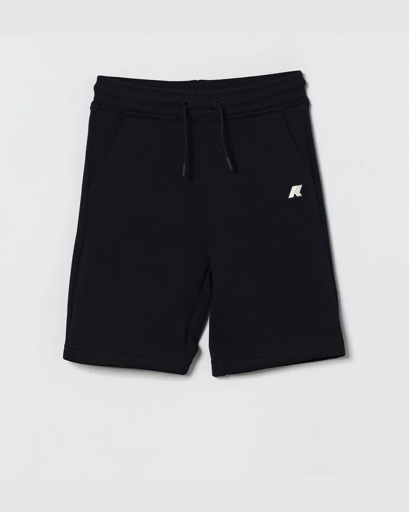 K-Way Baumwoll-Jogging-Shorts Blau