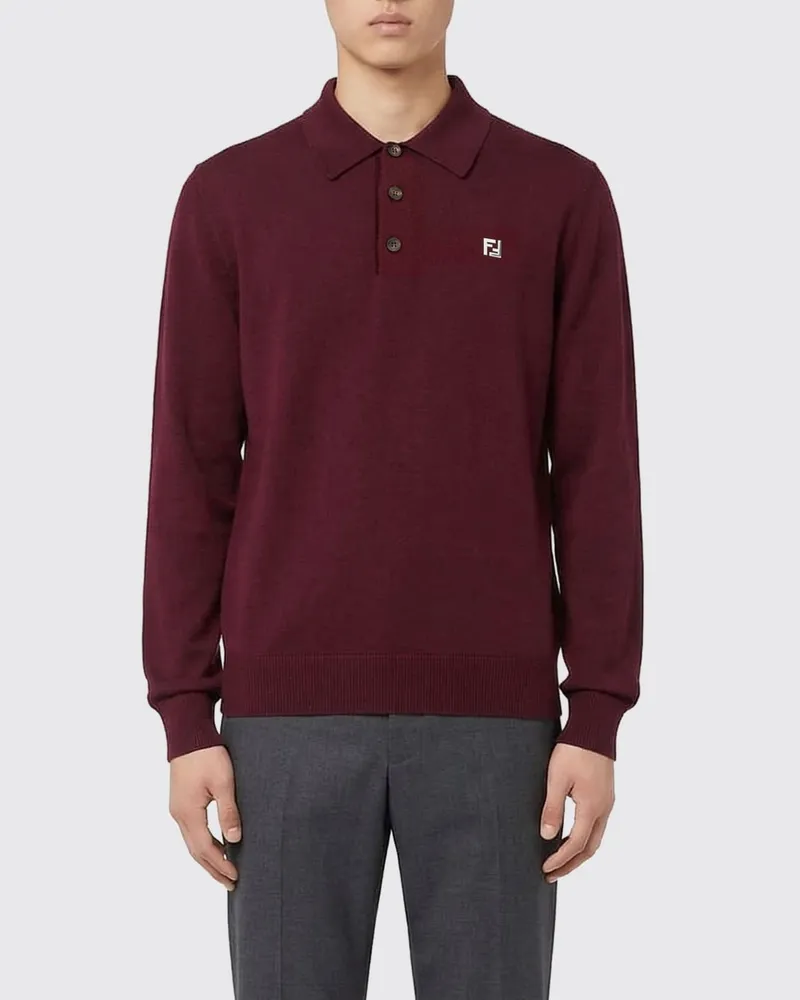 Fendi Polo herren Rot
