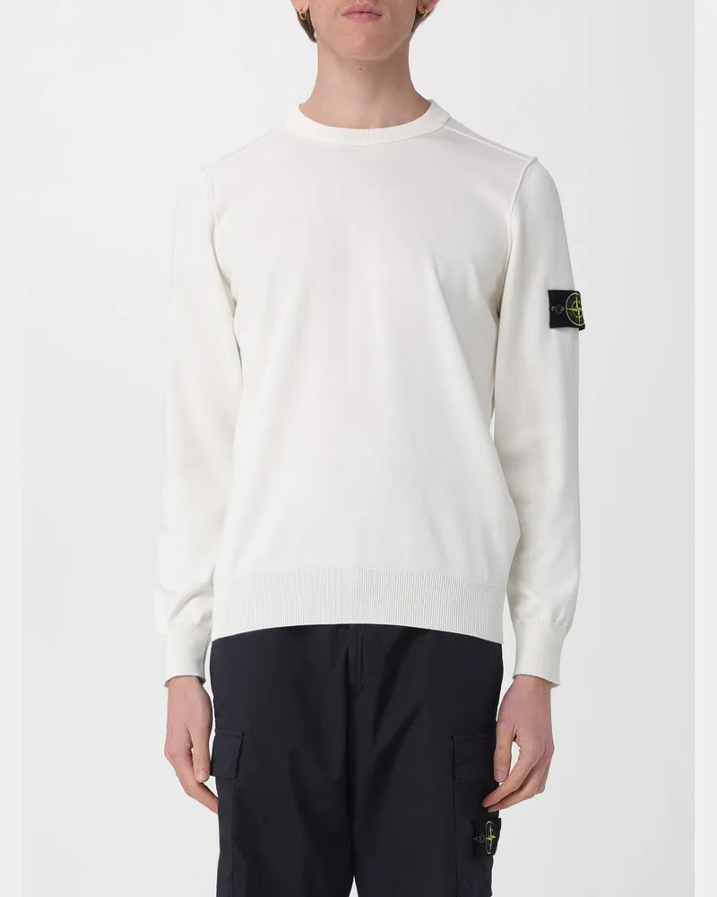 Stone Island Pullover herren Weiß