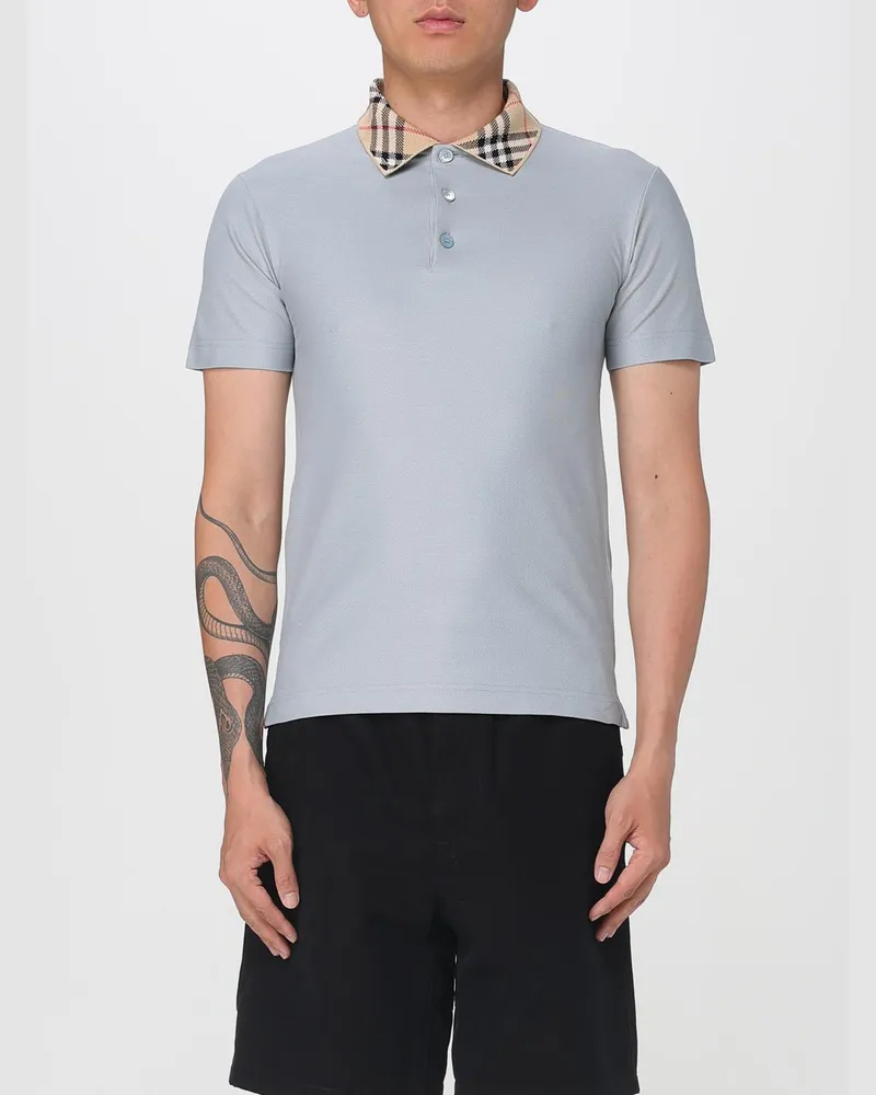 Burberry T-shirt herren Hellblau