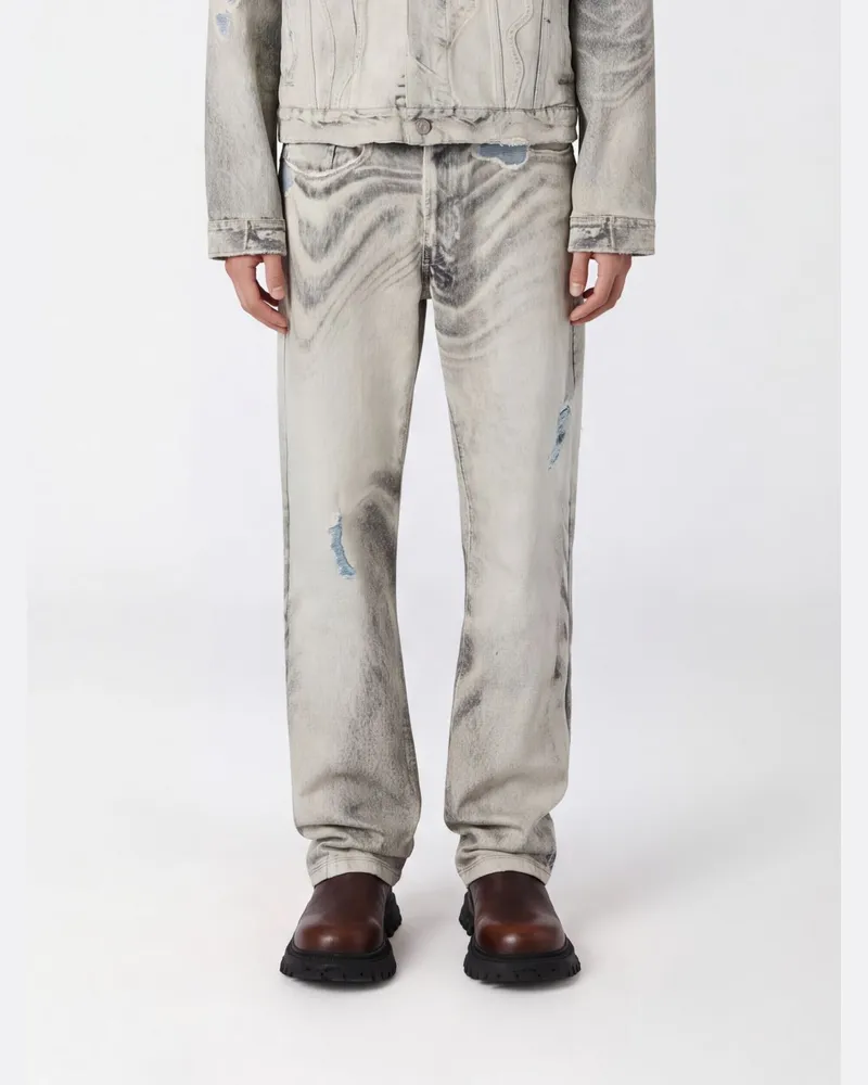 Camper Straight-Jeans von aus Distressed-Denim mit gebleichter Waschung Bunt