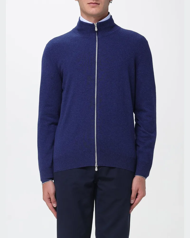 Brunello Cucinelli Strickjacke herren Blau