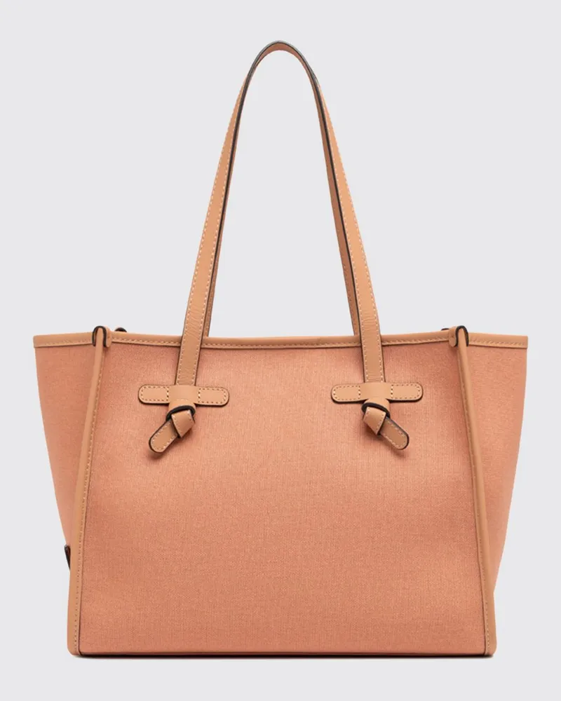 Gianni Chiarini Marcella Baumwoll-Canvas-Tasche Pink