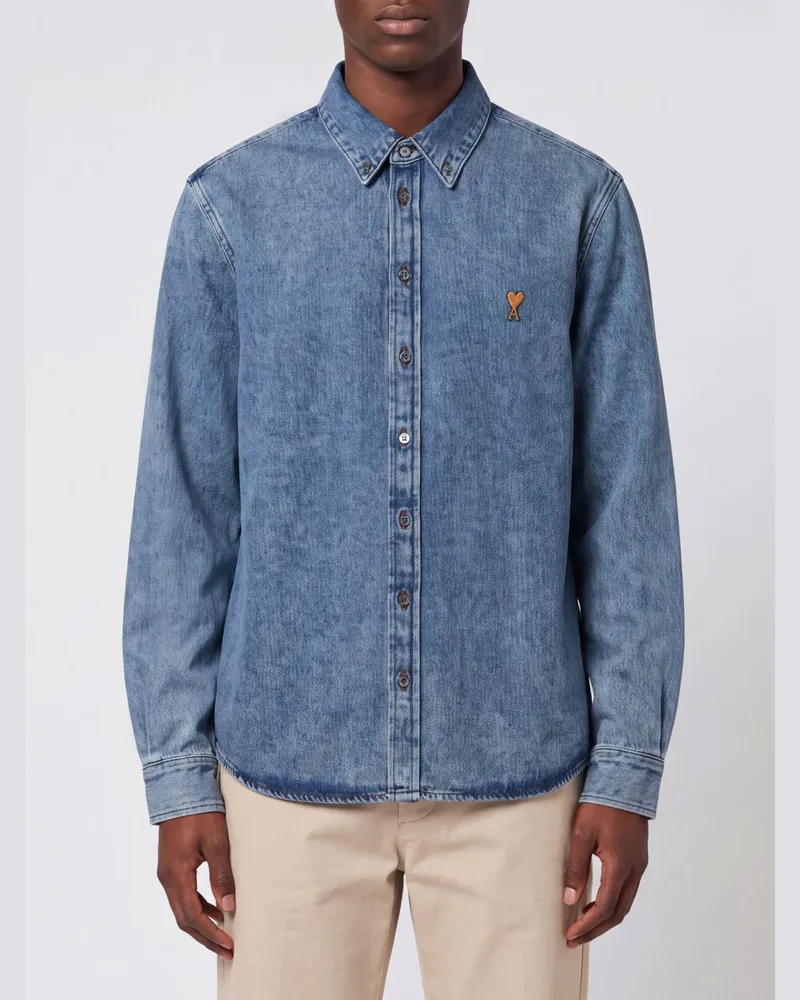 AMI Paris Hemd herren Blau