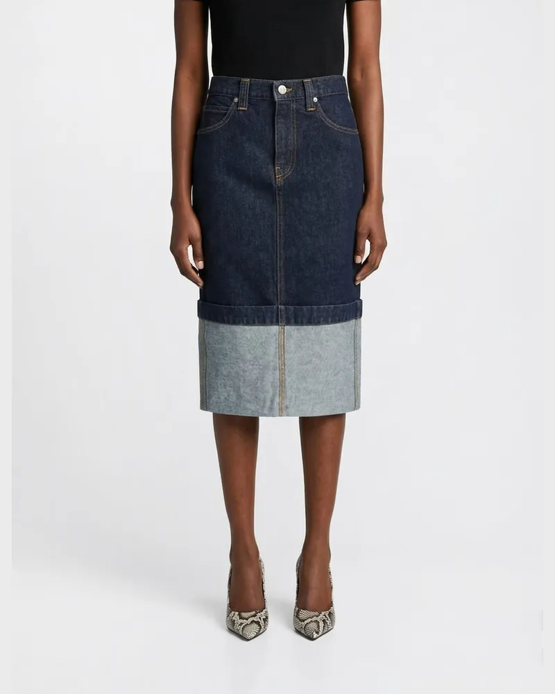 KHAITE Rock damen Blau