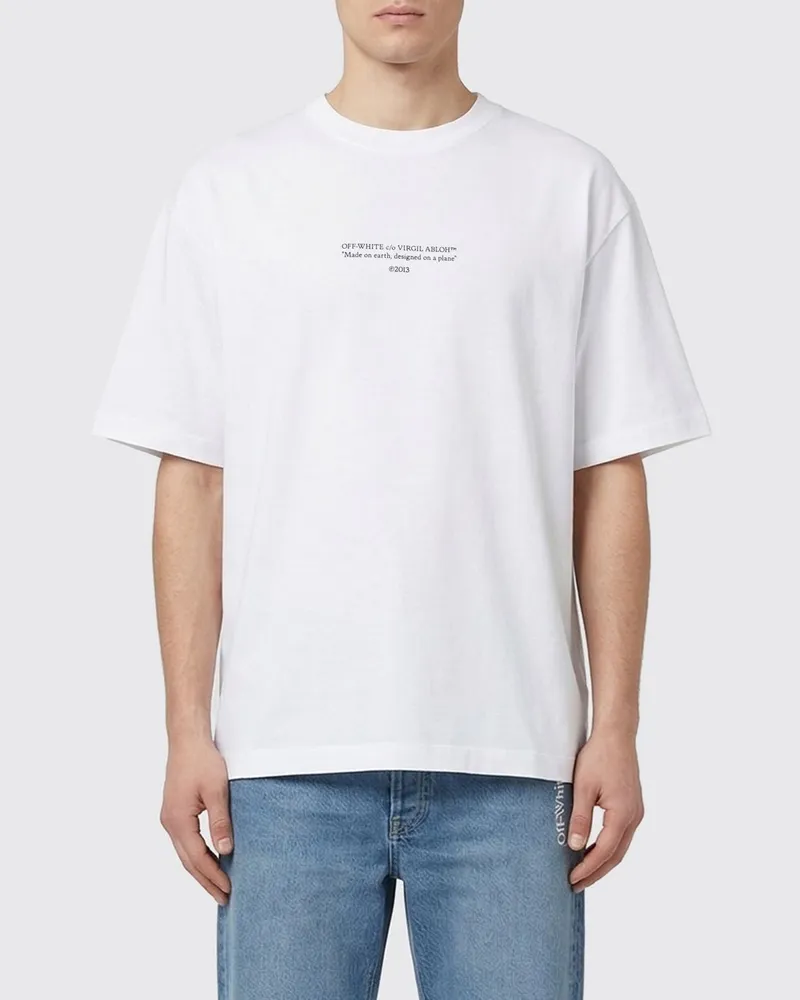 OFF-WHITE T-shirt herren Weiß