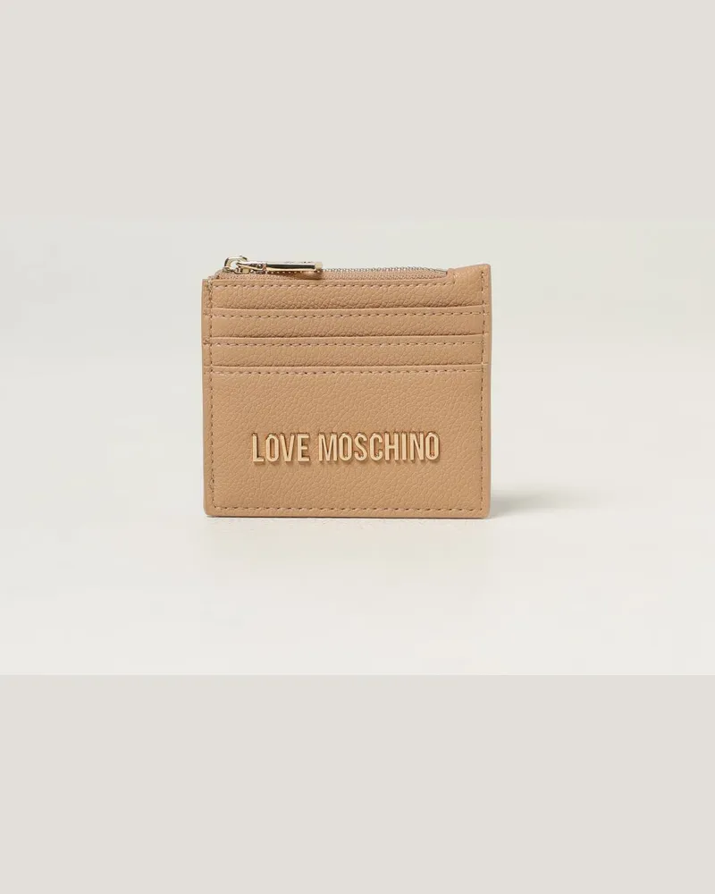 Moschino Geldbörsen damen Beige