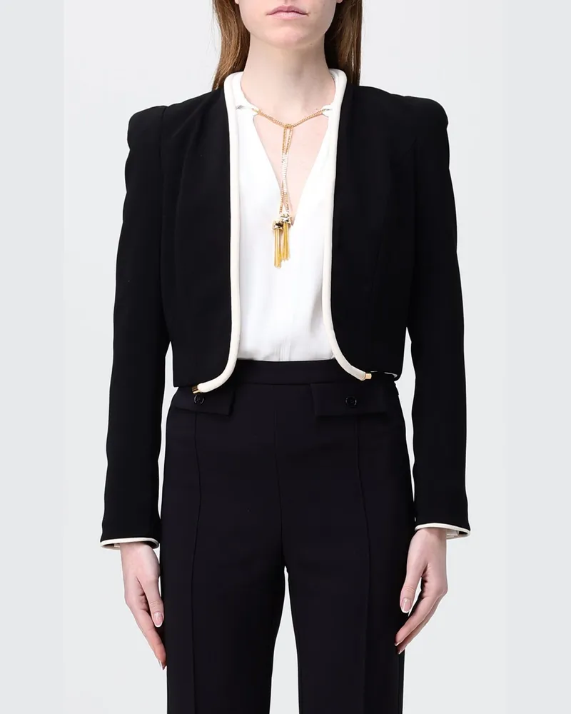 Elisabetta Franchi Blazer damen Schwarz