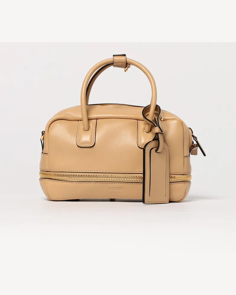 Moschino Schultertasche damen Beige