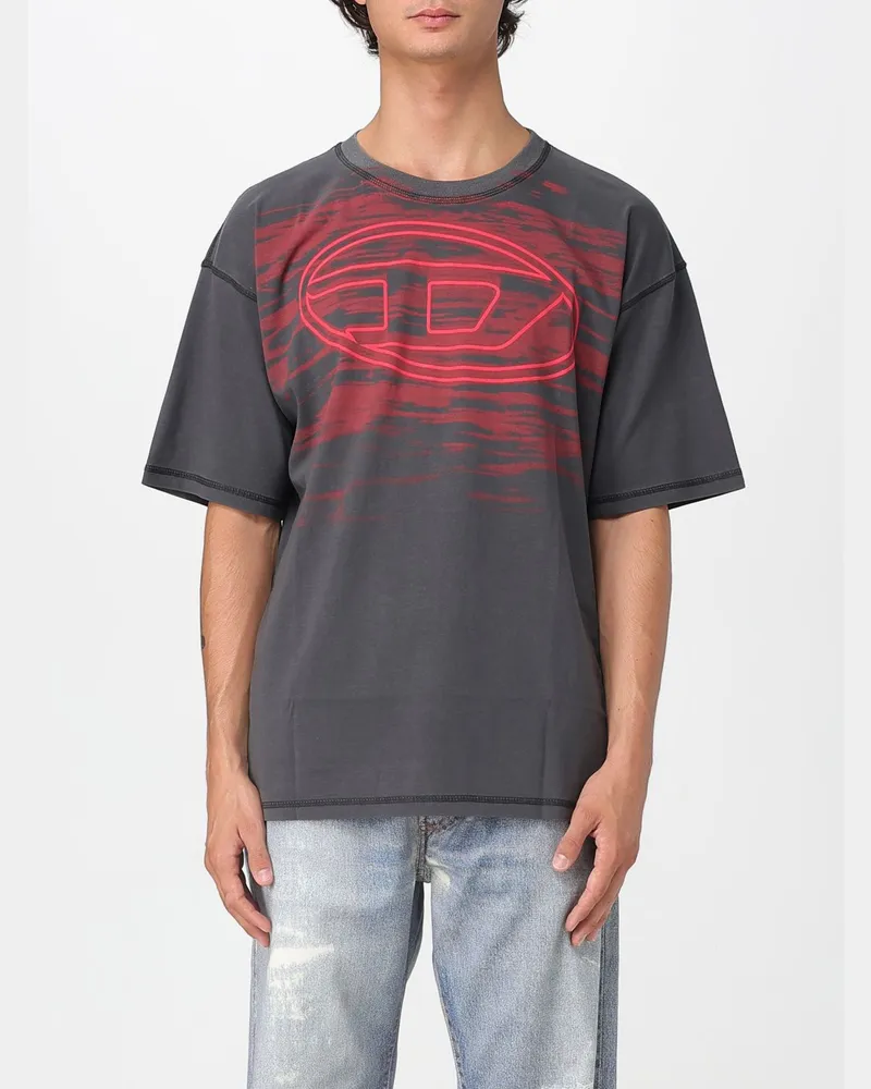 Diesel T-shirt herren Charcoal