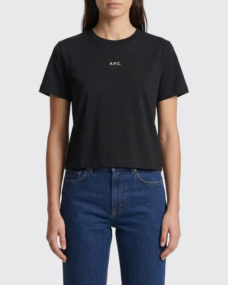 A.P.C. T-shirt damen Schwarz