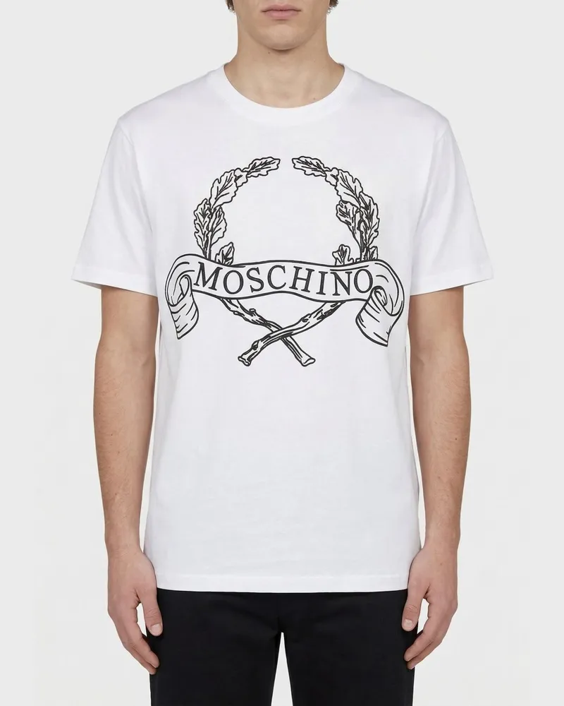 Moschino T-shirt herren Weiß