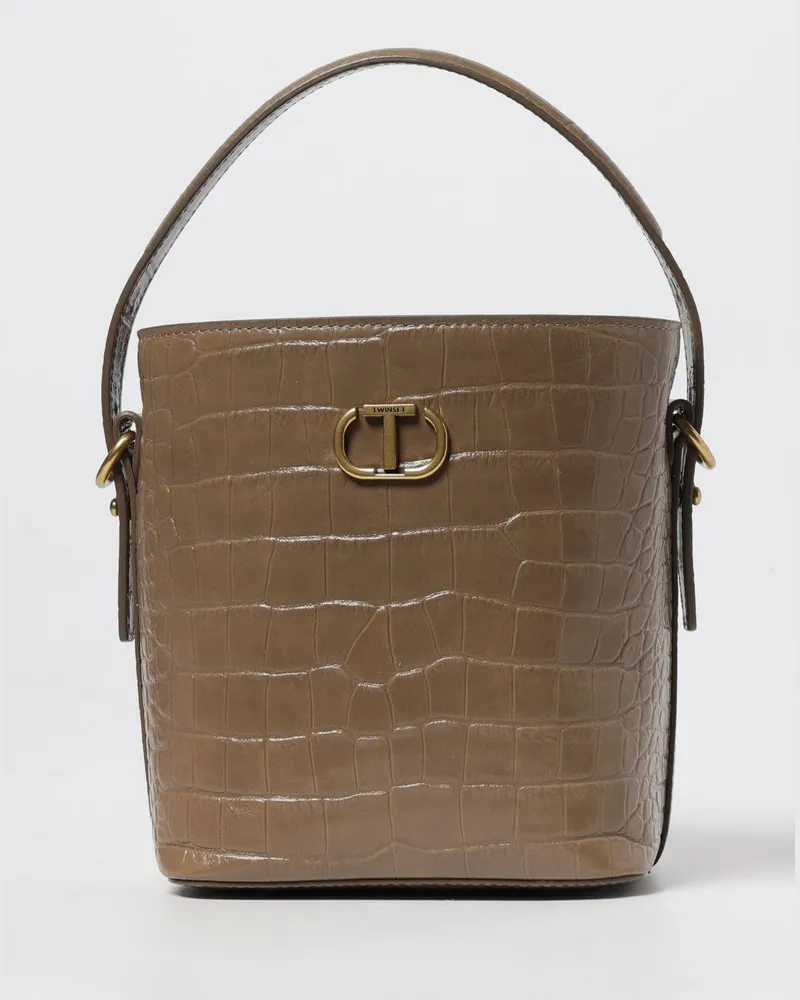 Twin-Set Schultertasche damen Grau