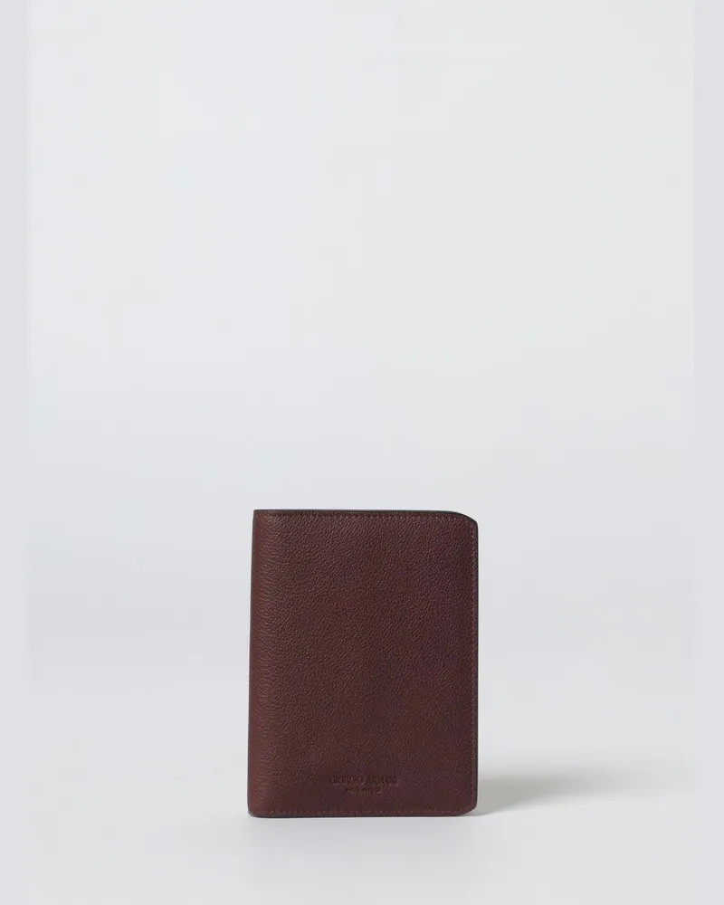 Giorgio Armani Gürtel herren Burgunderrot