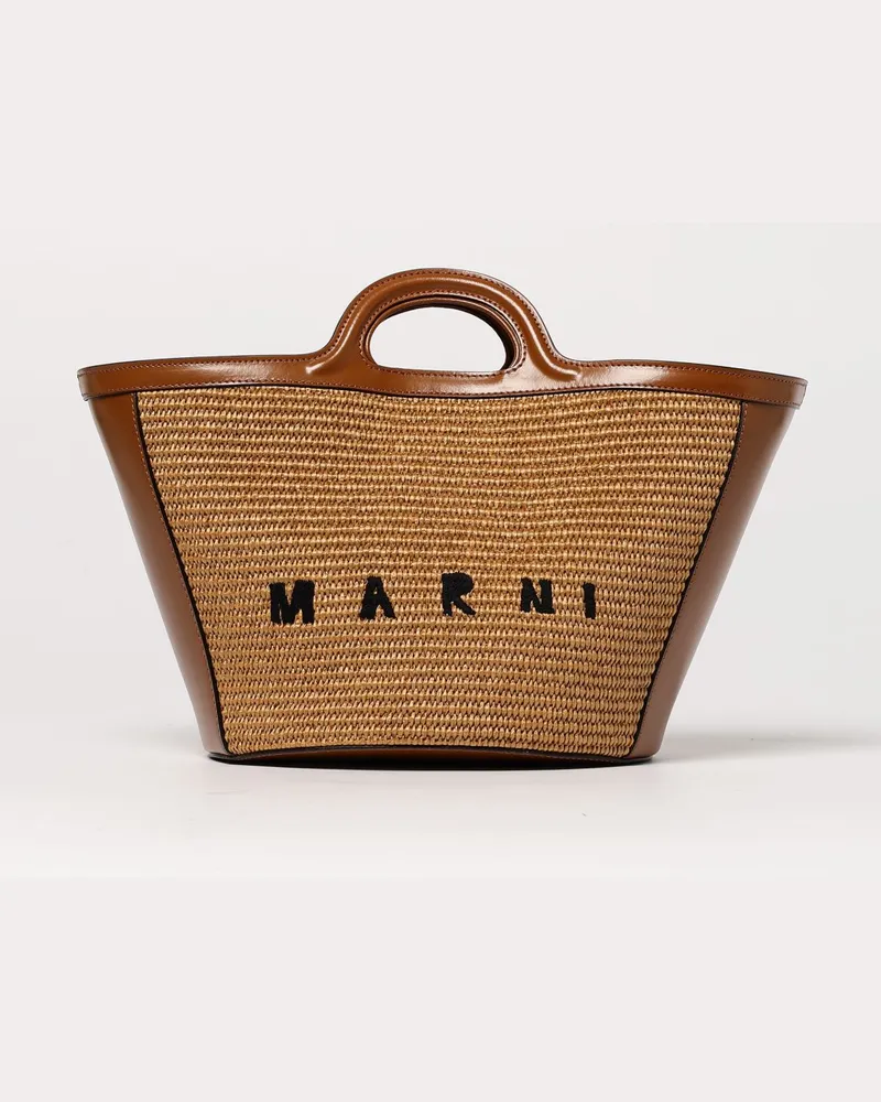 Marni Schultertasche damen Natural