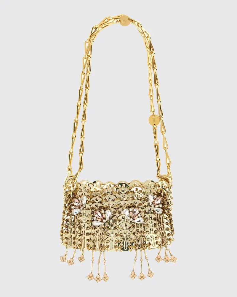 Paco Rabanne Schultertasche damen Gold