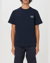 A.P.C. T-shirt Blau