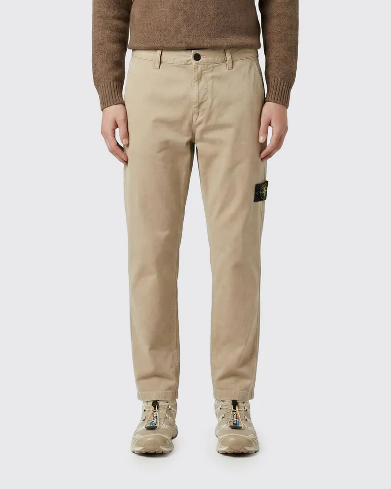 Stone Island Hose herren Beige