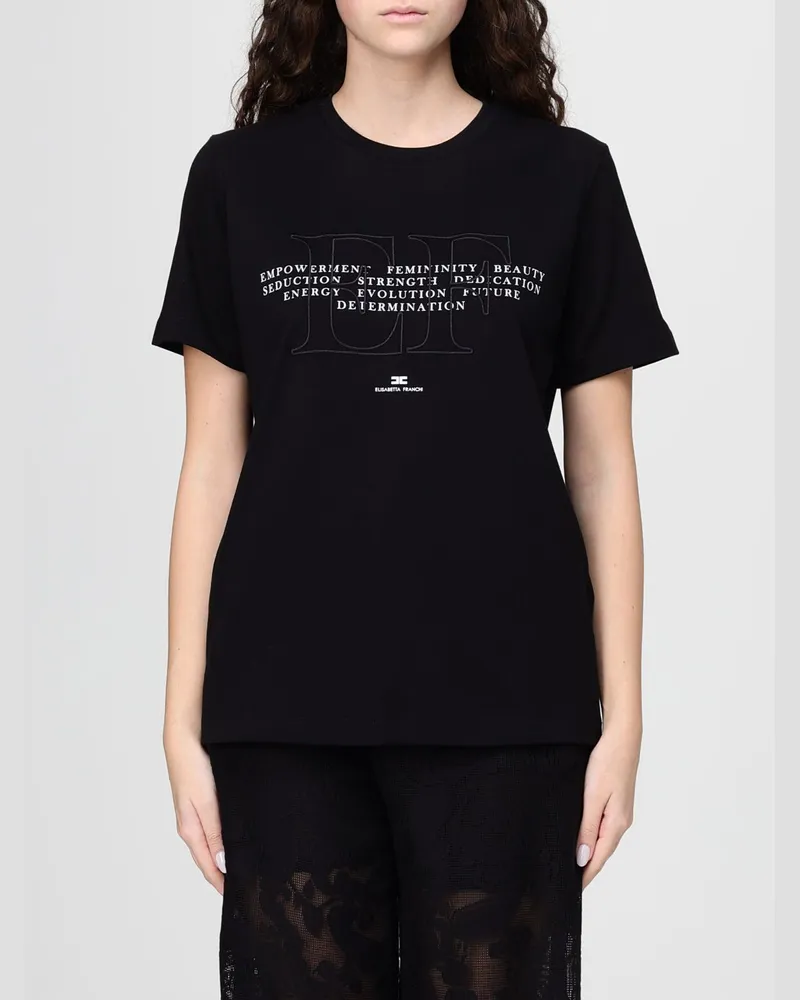 Elisabetta Franchi T-shirt damen Schwarz