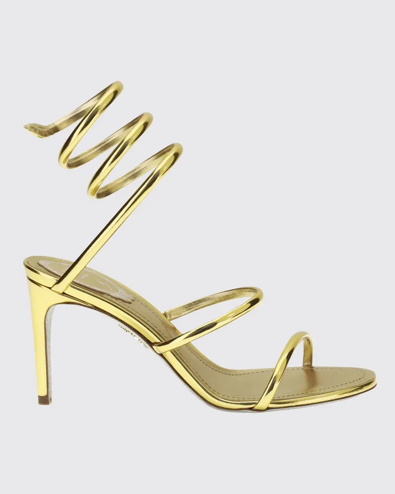 René Caovilla Sandalen mit absatz damen Gold