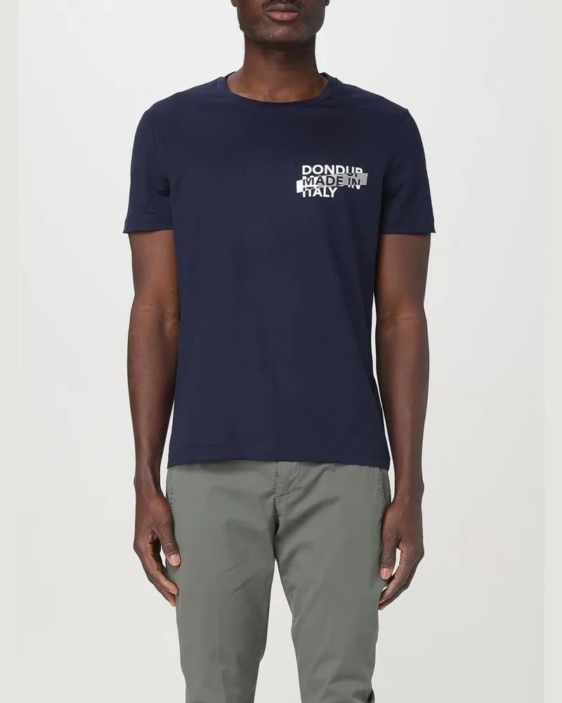 Dondup T-shirt herren Blau