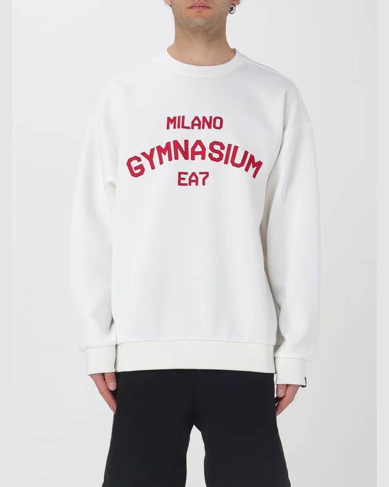 EA7 Sweatshirt herren Natural