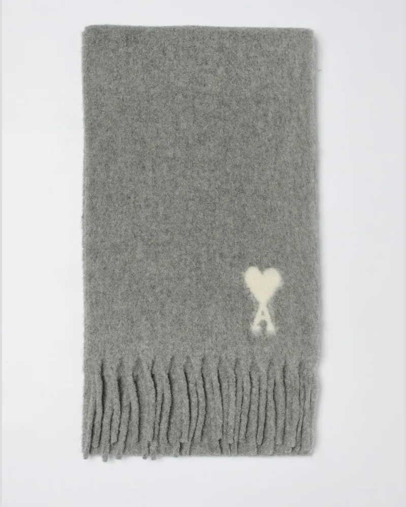 AMI Paris Schal damen Grau