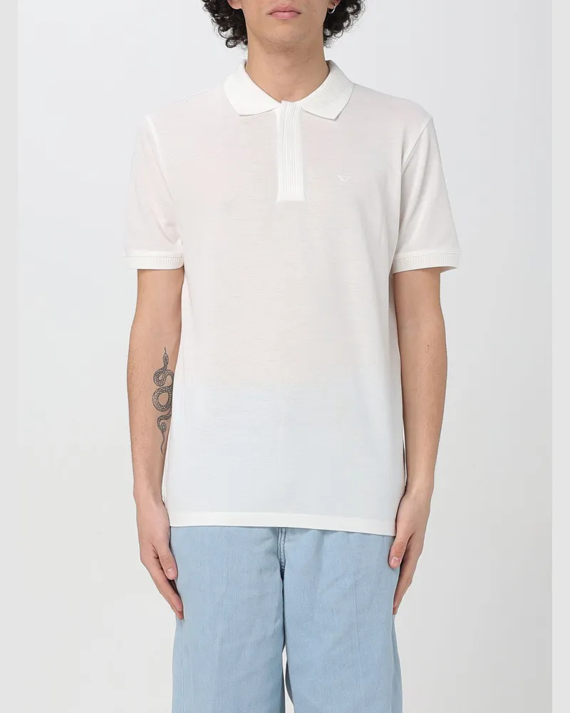 Emporio Armani Polo herren Weiß