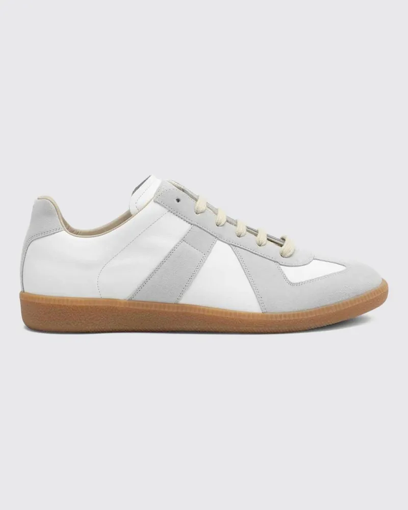 Maison Margiela Replica Sneaker von aus Kalbsleder, Nappa und Veloursleder Weiß