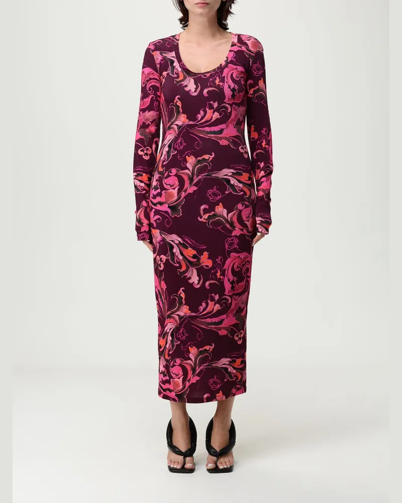 Versace Jeans Kleider damen Burgunderrot