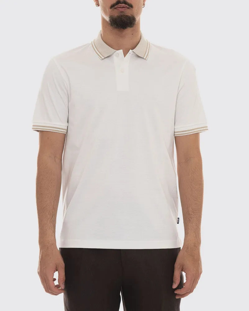 HUGO BOSS Polo herren Weiß