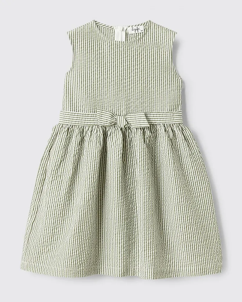 Il Gufo Kleid kinder Grasgrün
