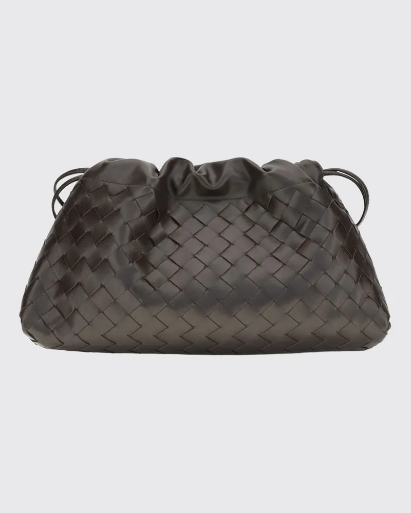 Bottega Veneta Dustbag Notte Beuteltasche von aus geflochtenem Kalbsleder Braun
