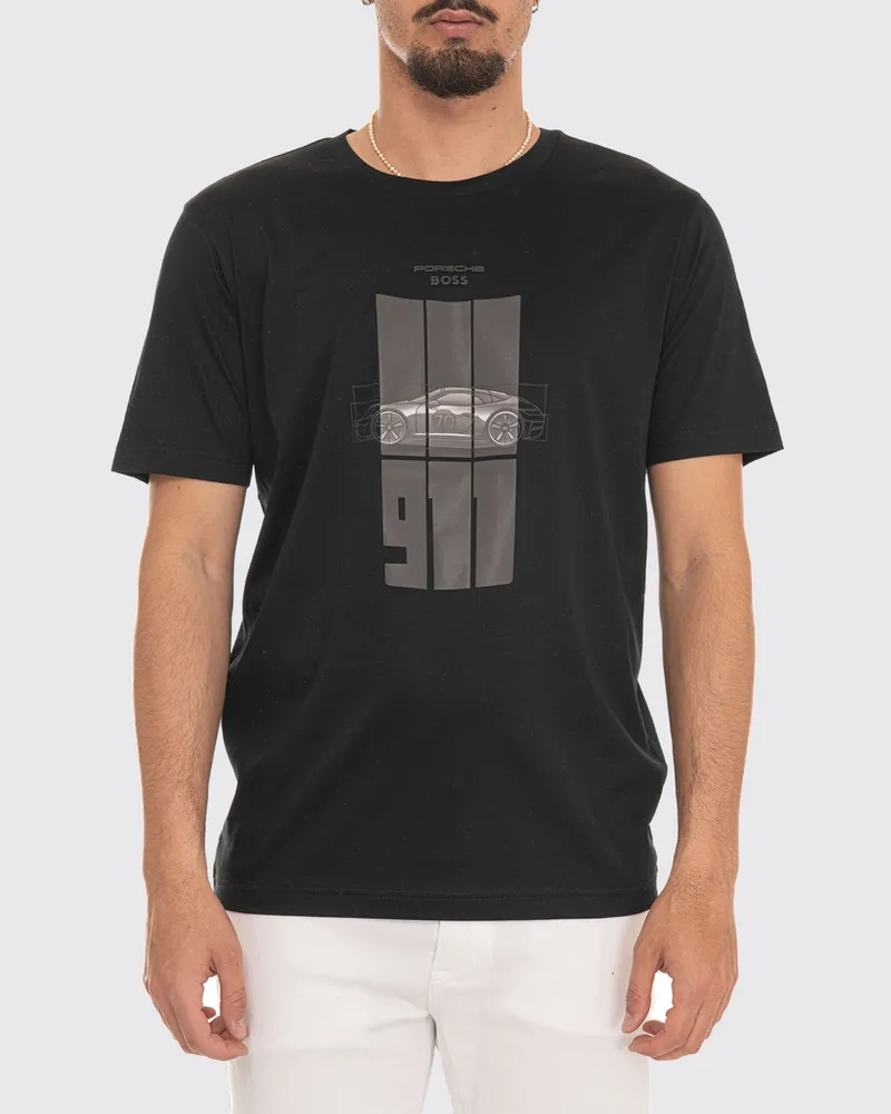 HUGO BOSS T-shirt herren Schwarz