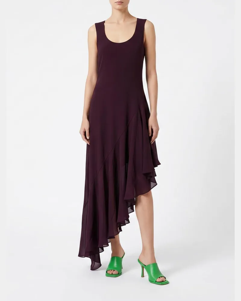 Alaïa Kleid damen Burgunderrot