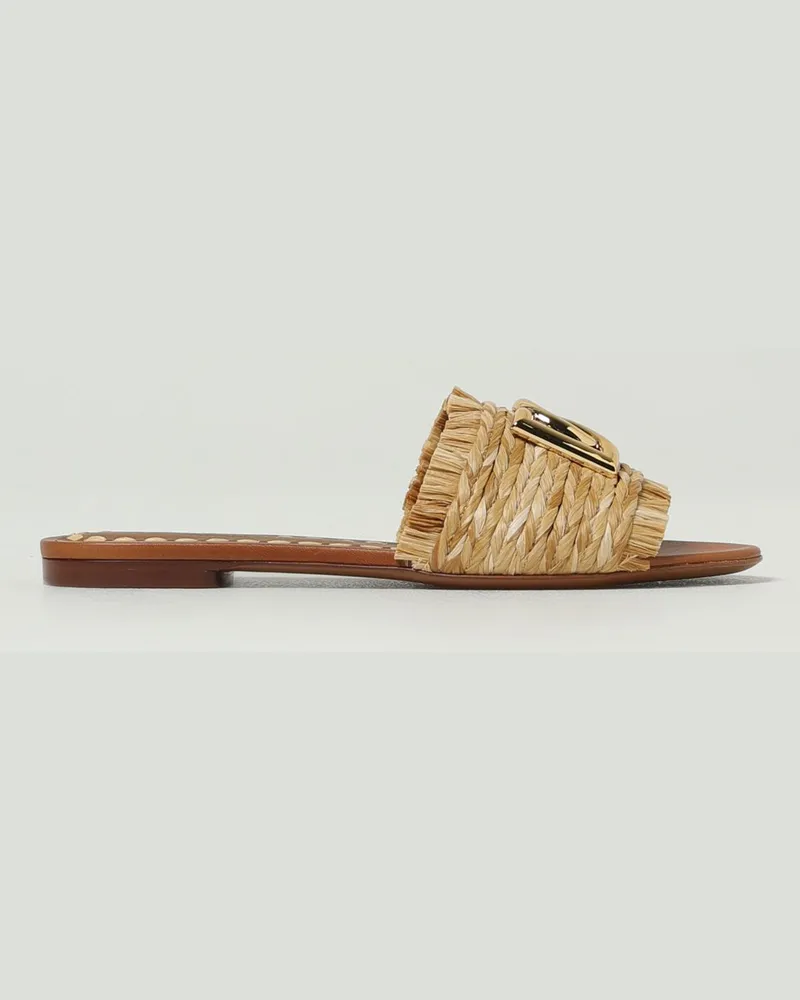 Dolce & Gabbana Flache sandalen damen Dolce & Gabbana Braun