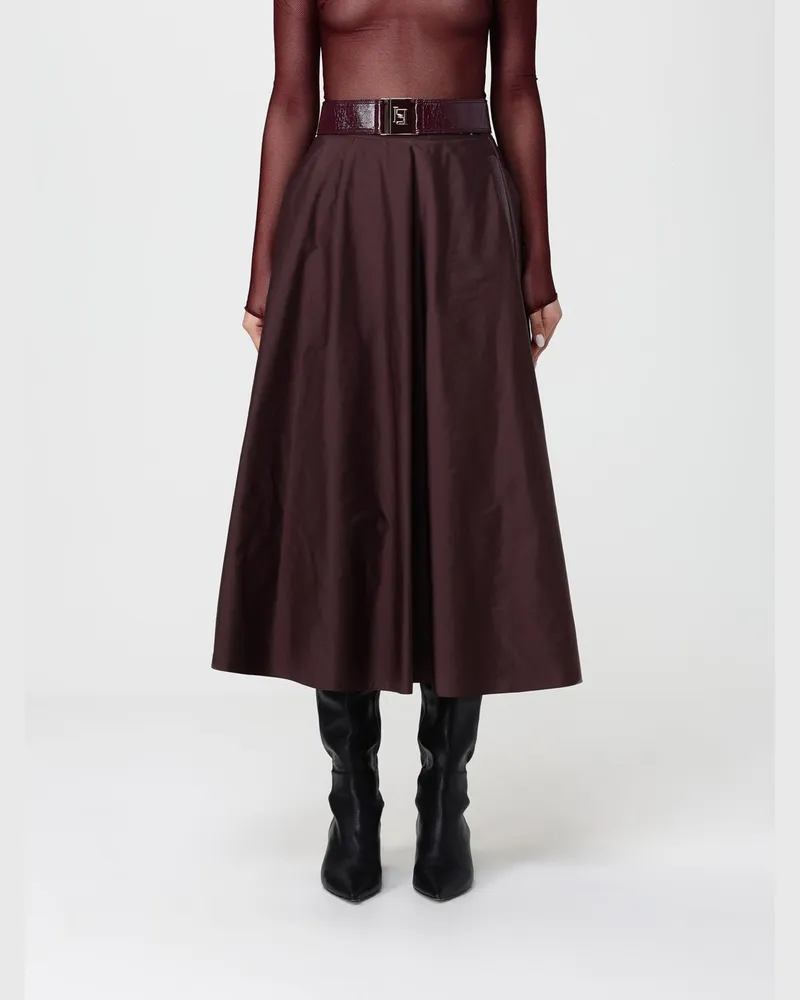 Elisabetta Franchi Rock damen Pflaume