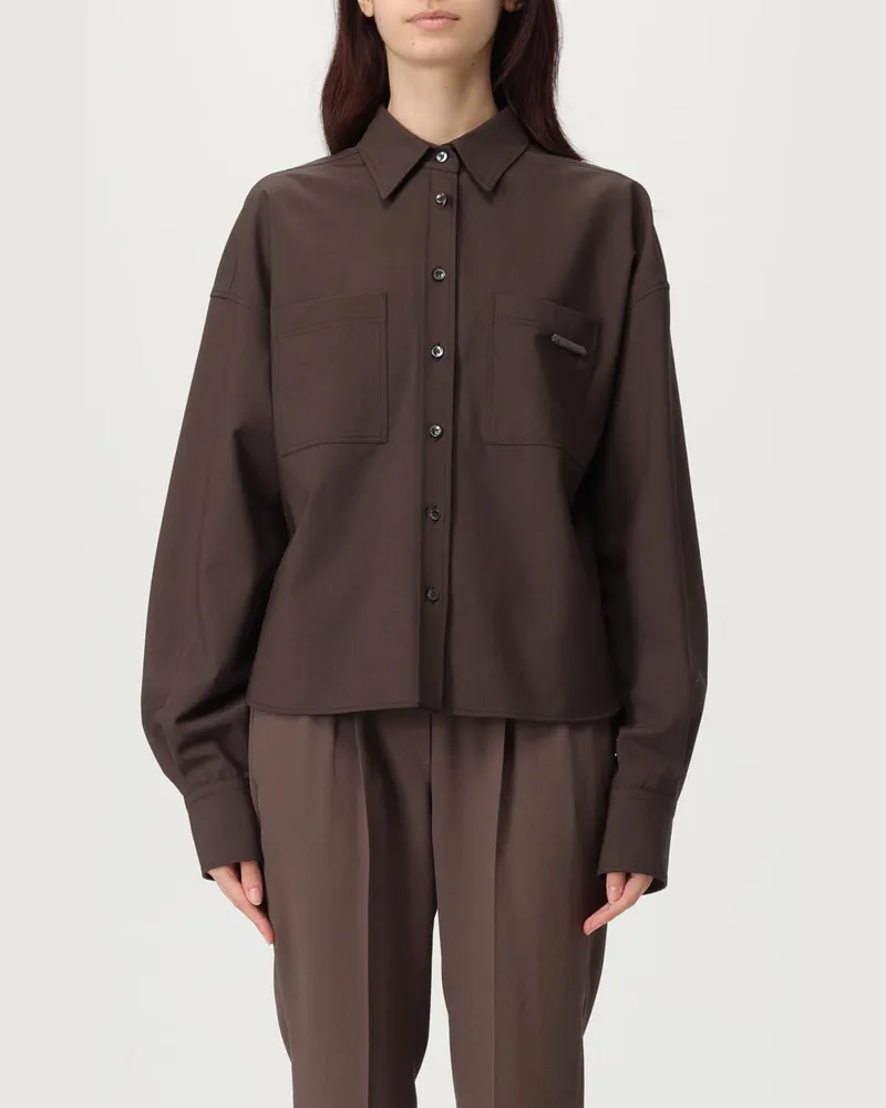 Brunello Cucinelli Hemdbluse damen Kaffee