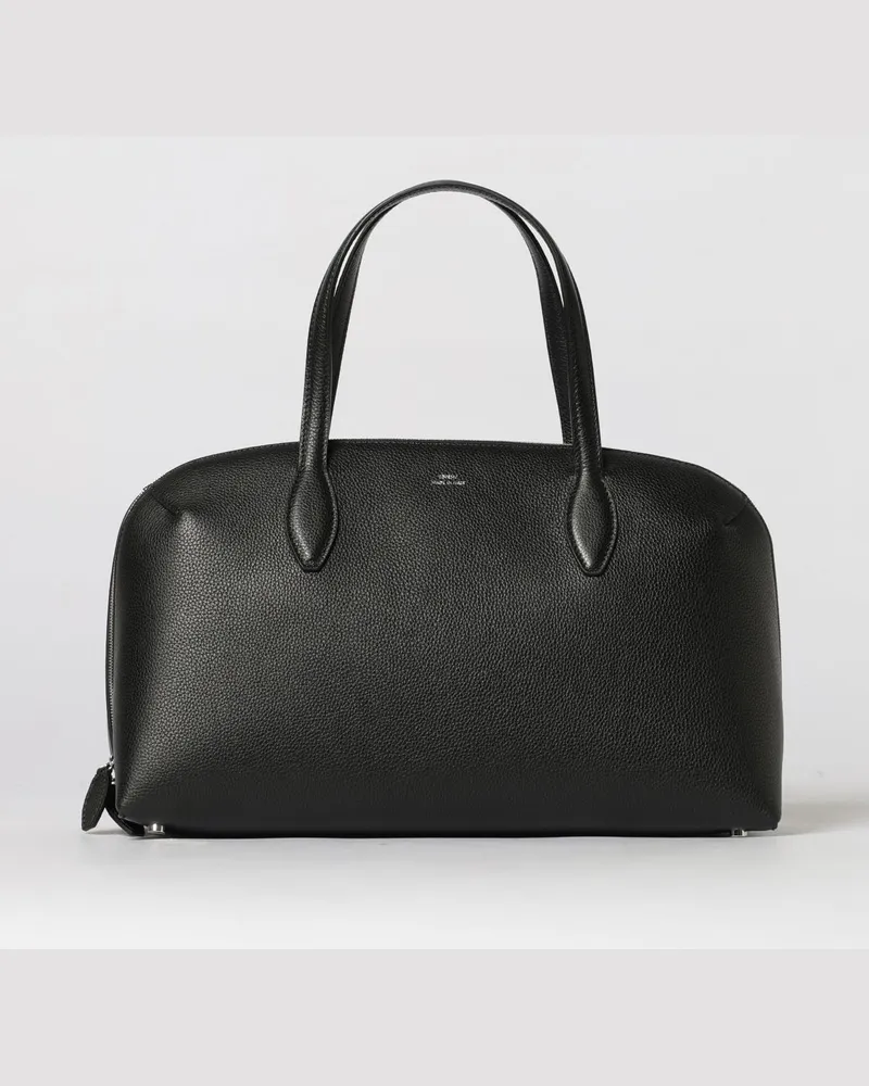 Totême Day Tasche aus genarbtem Leder Schwarz
