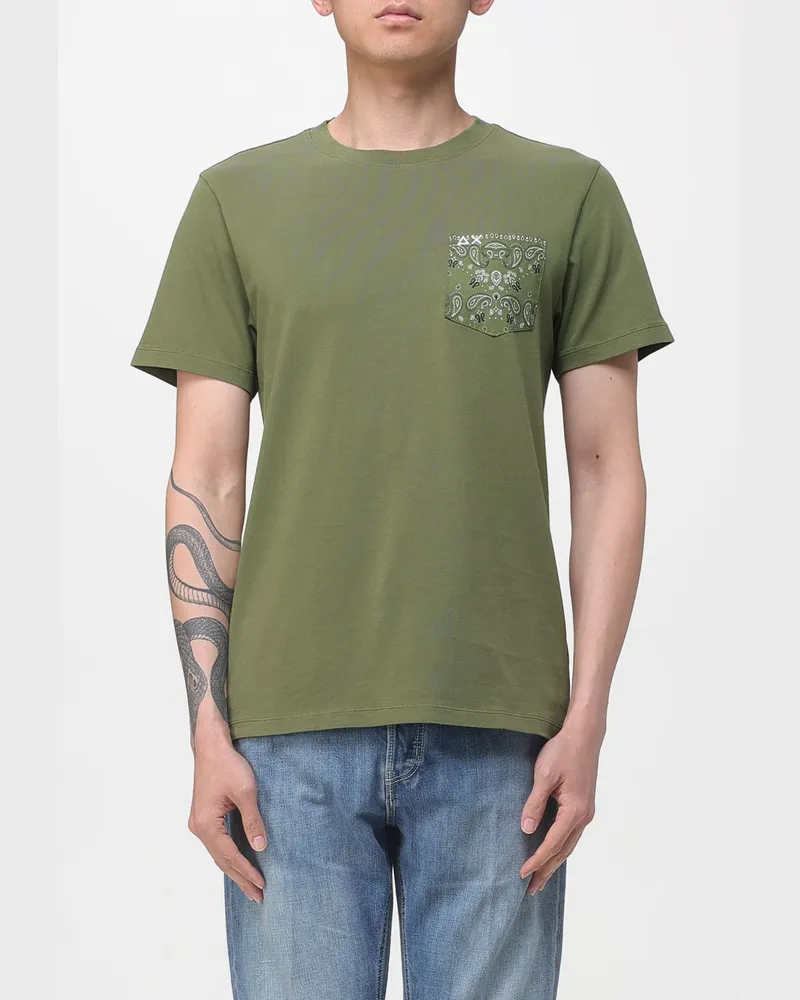 Sun68 T-shirt herren Grün