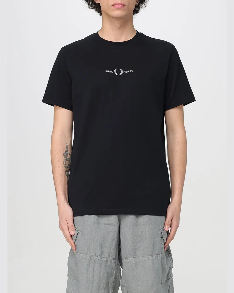 Fred Perry T-shirt herren Schwarz