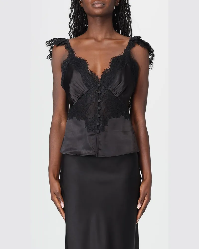 Self-Portrait Top damen Schwarz