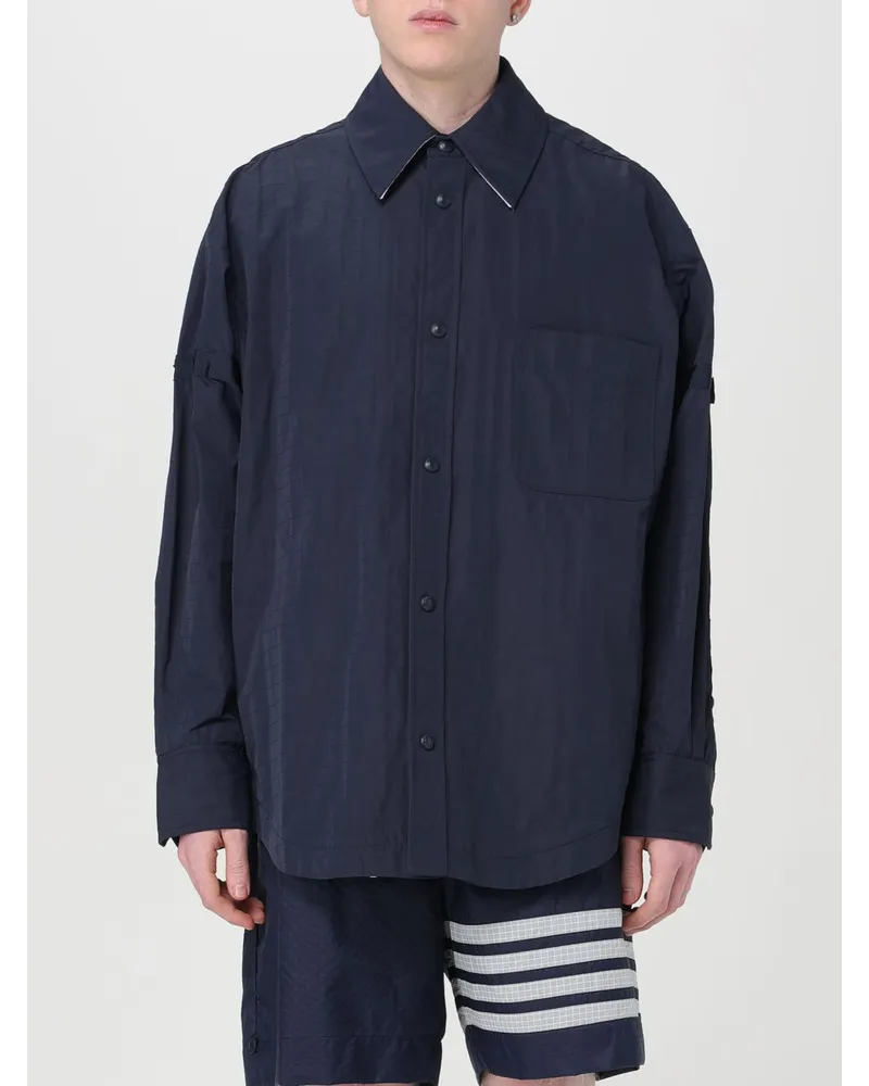 Thom Browne Mantel herren Blau