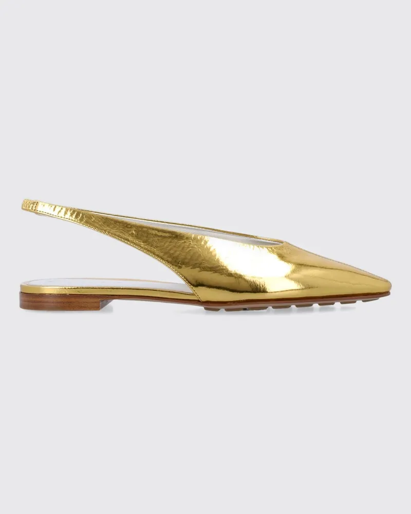 Bottega Veneta Flache schuhe damen Gold