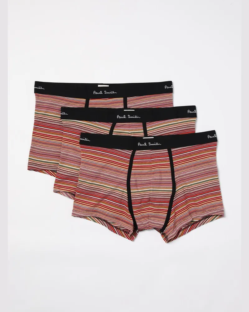 Paul Smith 3er-Set Boxer aus Stretch-Baumwolle mit mehrfarbigen Streifen Bunt