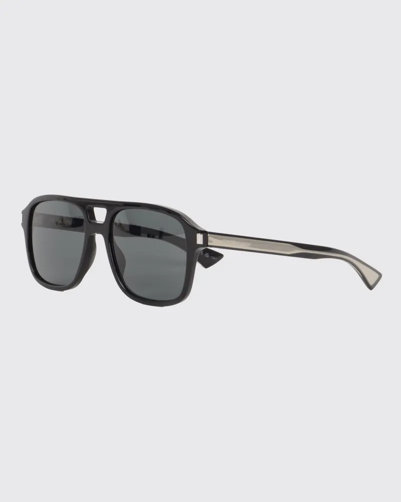 Saint Laurent Aviator-Sonnenbrille aus Acetat mit Doppelsteg Schwarz