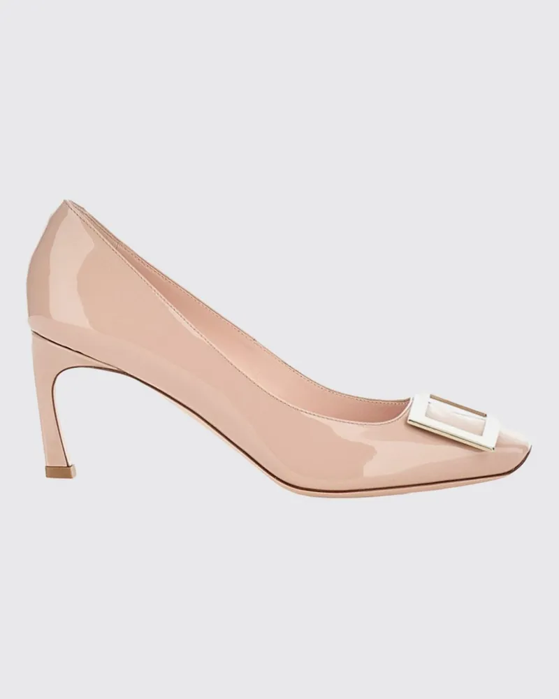 Roger Vivier Trompette Pumps von aus Lackleder mit Stilettoabsatz Pink