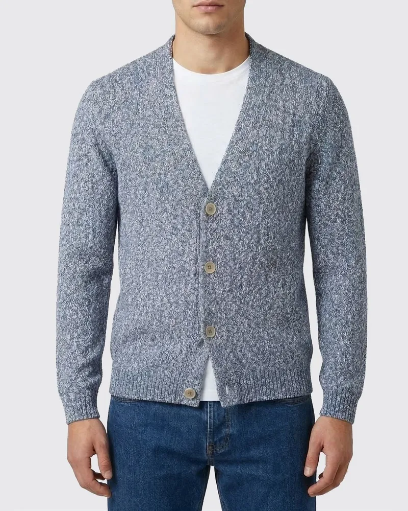 Zanone Strickjacke herren Blau