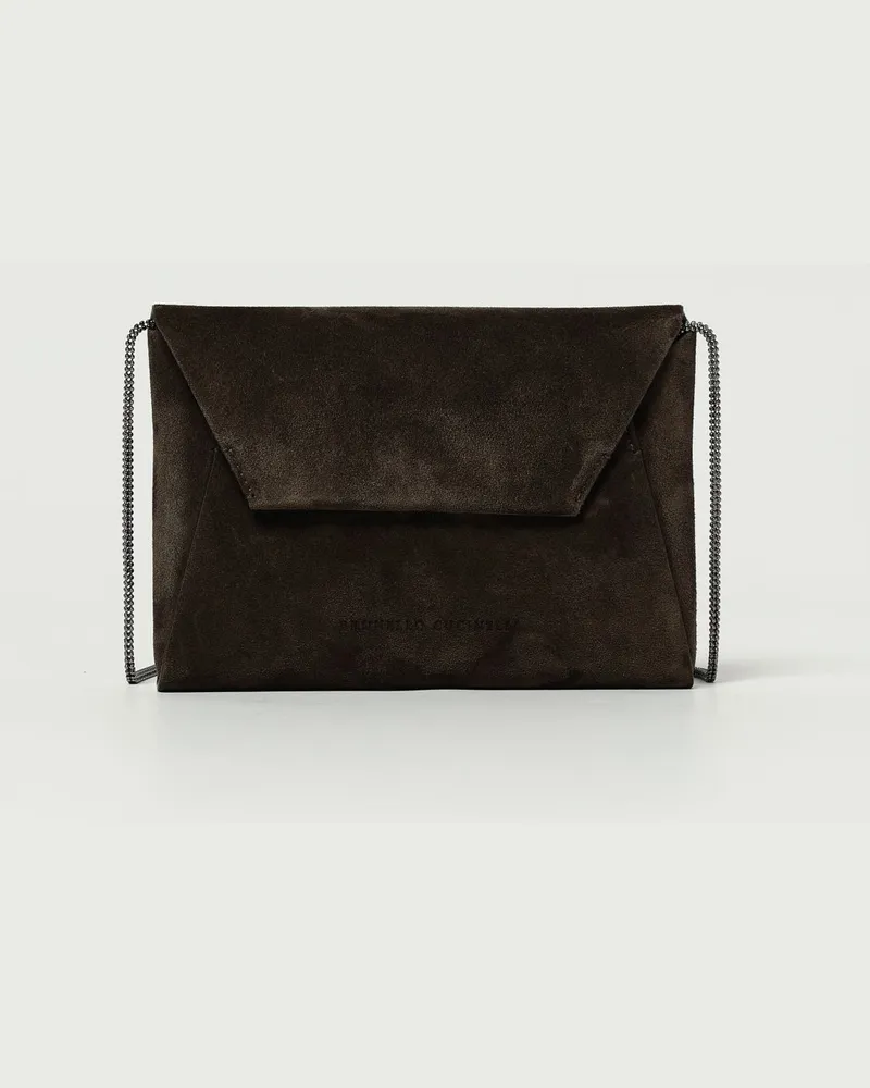 Brunello Cucinelli Schultertasche damen Dark
