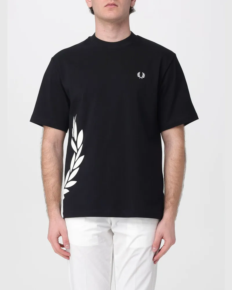 Fred Perry T-shirt herren Schwarz